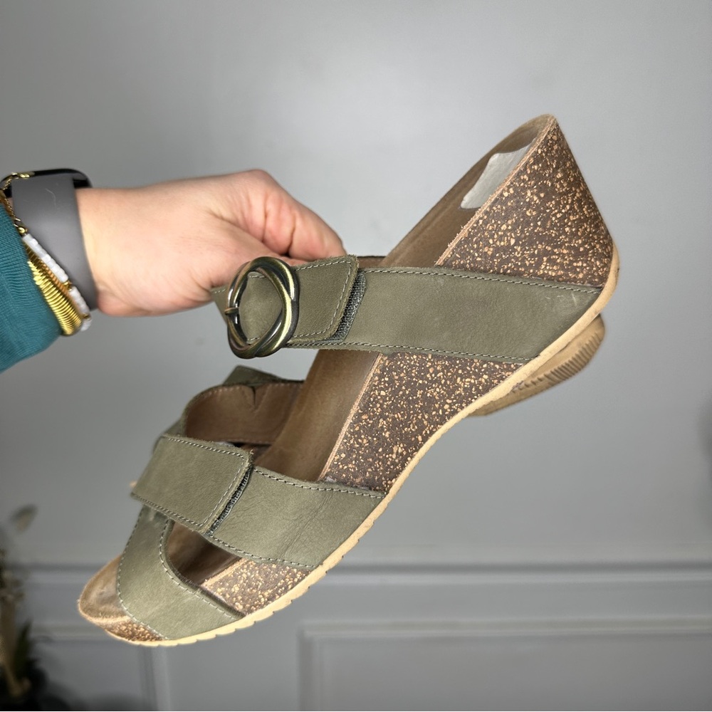 Dansko Susie Wedge Slip on Sandal Womens EU 40 US 9.5-10 - Picture 7 of 9